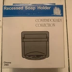 Donner Recessed Soap Holder And Utility Bar In Chrome. Fixed Price $19.99.