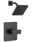 Delta Modern T14267-BL-PP Monitor Series Shower Head And Trim Matte Black. Fixed Price $159.99.