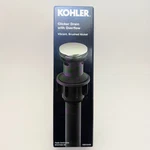 Kohler RH1274364-BN Clicker Drain With Overflow Vibrant Brushed Nickel New. Fixed Price $20.00.