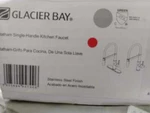 Statham Single Handle Rubber Hose Kitchen Faucet Wth Spray Steel By Glacier Bay. Fixed Price $119.74.