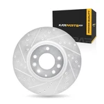 For Mazda 2006 2007 Brake Rotor Front, Driver Side Cast Iron Silver Finish. Fixed Price $207.63.