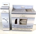 Gatco 780 Recessed Tissue Paper Holder Satin Nickel Plus #783 Mounting Clamp. Fixed Price $13.50.