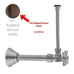 Jaclo Toilet Supply Kit 621-72CT-ORB Rubbed Bronze. Fixed Price $50.00.