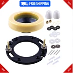 Flange With Wax Ring For Toilets Replacement Kit Includes Bolts Pvc. Fixed Price $30.70.