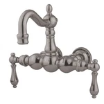 Kingston Brass CC1001T Vintage Wall Mounted Clawfoot Tub Filler - Nickel. Fixed Price $425.72.