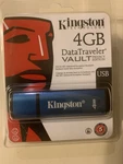 Kingston Technology 4GB Data Traveler Vault Privacy Edition Usb Flash Drive New. Fixed Price $140.00.