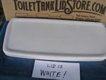 Universal Rundle Toilet Tank Lid UR3441 White 3C. Fixed Price $59.00.