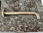 Grohe 12" Rainshower Arm With Flange And 1/2" Threaded Connection Brushed Nickel. Fixed Price $60.00.