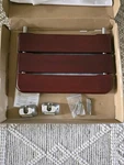 Mr. Steam Mswseat Teak Shower Foldable Wall-mount Bench. Fixed Price $425.00.