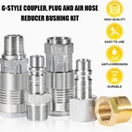 1/2" Npt Style Air Coupler Plug & Hose Fittings Reducer Bushing Kit S-224. Fixed Price $44.99.
