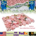 12X Artificial Flower Wall Panel Floral Backdrop Deco Diy For Wedding Party. Fixed Price $109.61.