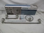 New Moen Banbury 3-PC Bath Accessory Kit Spot Resist Brushed Nickel Y2633BN. Fixed Price $45.90.