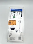 Everbilt Easy Touch 1.5" White Polypropylene - Chrome Trim Open Box. Fixed Price $13.49.