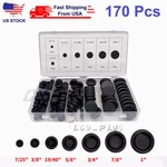 170PCS Rubber Grommet Firewall Hole Plug Electrical Wiring Gasket Assortment Kit. Fixed Price $11.66.