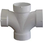 Genova Products 73540 Double Sanitary Tee Pipe Fitting, 4". Fixed Price $34.25.