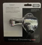 Delta Chrome 3-WAY Shower Arm Diverter (U4929-PK ). Fixed Price $30.00.