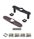 New Delta Escutcheon W/ Baseplate & Nuts In Venetian Bronze - RP70714RB. Fixed Price $45.99.
