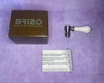Brizo HK34C-SN One Satin Nickel Porcelain Lever Handle-cold. Fixed Price $29.00.