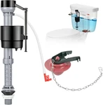 Universal Toilet Flusher Replacement Kit, Black Rubber Float Valve With 2-INCH. Fixed Price $27.85.