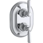 Kohler K-T10594-4-CP Bancroft Stacked Trim With Metal Lever Handles, Valve Not. Fixed Price $345.30.