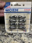 Moen Faucet Cross Handle Replacement Inserts Pack Of 8 Chrome Genuine #14715. Fixed Price $34.95.