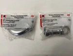 Lot 2 Keeney 1-1/4" Chrome-plated Brass Extension Coupling 669K & 90 Elbow 673K. Fixed Price $14.99.