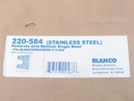Blanco Performa Sink Grid Stainless Steel 220-584 Medium Single Bowl 513-642. Fixed Price $50.00.