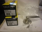 Two Callan 515T-AH Satin Nickel Asheville Single Dummy Door Lever Universal. Fixed Price $17.99.