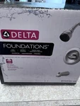 Delta Foundations Shower & Bath Faucet Brushed Nickel Model B114915C-SS New Box. Fixed Price $90.00.