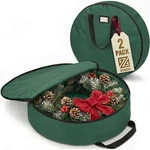 Zober 2 Pack Oxford Christmas Wreath Storage Container 48 Inch - Bag. Fixed Price $35.20.