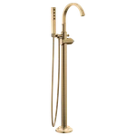 Delta Tetra T4788-CZ-PR-LHP-FL Floor Mount Tub Filler Trim Champagne Bronze. Fixed Price $2125.00.