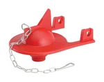 Korky 2012BP Stainless Steel Chain Red Rubber Shark Fin Toilet Flapper In.. Fixed Price $10.35.