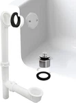 Westbrass Tub Waste Overflow A594244CP Twist Close Drain Chrome. Fixed Price $21.21.