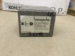 Hansgrohe Allegroh 16933-45 Shower Diverter Trim With Dome Handle White. Fixed Price $149.00.