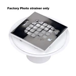 Oatey 4-1/4 In. Snap-tite Square Strainer, Stainless S4T1 1541. Fixed Price $13.59.