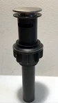 Masco Delta Plastic Push Pop-up Drain W/overflow Brushed Nickel Finish RP100137. Fixed Price $14.50.
