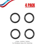 4 Pack 7105013 O-ring For Whirlpool, Sears, Ge, North Star / Epdm Material. Fixed Price $9.95.