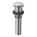 Moen 140780BN Push Lock Drain Assembly Brushed Nickel Without Overflow. Fixed Price $40.00.