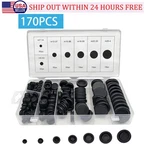 170PCS Rubber Grommet Electrical Wiring Gasket Assortment Firewall Hole Plug Kit. Fixed Price $9.99.