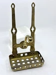 Vintage Solid Brass Shower Bath Caddy Soap Holder Wall Mount. Fixed Price $73.99.
