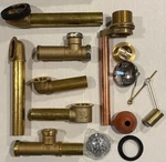 Gerber Bath Drain Roman Trip Lever Replacement Parts Lots Extra 18 Gauge Brass. Fixed Price $110.00.