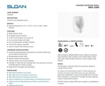 Sloan WES-1000 Urinal White Waterfree. Fixed Price $399.00.