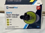 Holdrite Testrite 3" Wedge With Valve #TRW3V-H. Fixed Price $27.00.