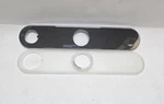 Danze Nsf 61/9 10" Double Hole Centerset Escutcheon Plate Chrome Finish. Fixed Price $20.00.