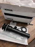 Kohler 7702-TB Satin Black Undercounter Pop Up Drain. Fixed Price $24.50.
