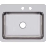 Elkay DSESR12722MR2 Dayton Single Bowl Dual Mount Stainless Steel Sink. Fixed Price $99.99.
