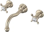 Rohl U.3791X-STN/TO-2 Edwardian Wall Mount Lav Faucet Satin Nickel. Fixed Price $1143.00.