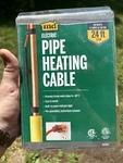Pre-assembled Electric Pipe Heating Cable Md Building 04366, 168W, 24FT. Fixed Price $30.00.