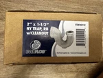 P-trap Everflow Brass Trap, X 1/2 W/cleanout. Kitchen Etc. Drain.. Fixed Price $27.79.