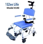 Aluminum Shower Commode Chair Model 190 Adjustable Tilt Bath 18" Wide. Fixed Price $430.00.